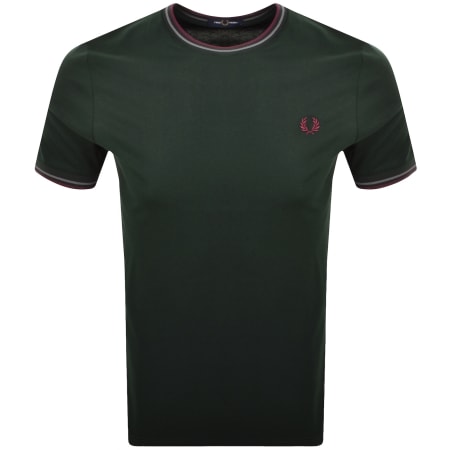 Product Image for Fred Perry Twin Tipped T Shirt Green