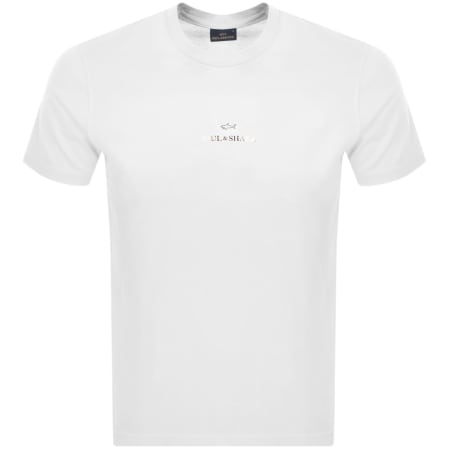 Product Image for Paul And Shark Printed Logo T Shirt White