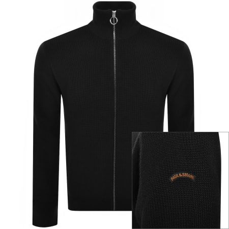 Product Image for Paul And Shark Moon Badge Knit Jumper Black