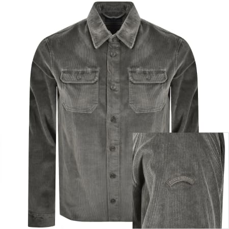 Product Image for Paul And Shark Corduroy Overshirt Grey
