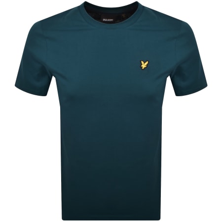 Product Image for Lyle And Scott Crew Neck T Shirt Rich Teal