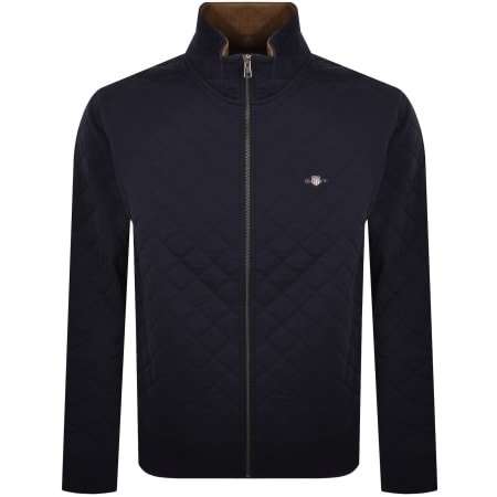 Product Image for Gant Quilted Cord Collar Jacket Navy