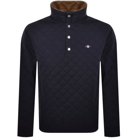 Product Image for Gant Quilted Cord Collar Jacket Navy