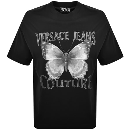 Product Image for Versace Jeans Couture Logo T Shirt Black
