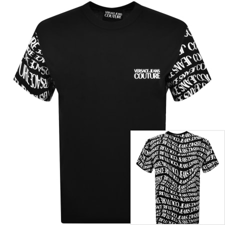 Product Image for Versace Jeans Couture Logo T Shirt Black