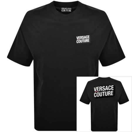 Product Image for Versace Jeans Couture Flock T Shirt Black