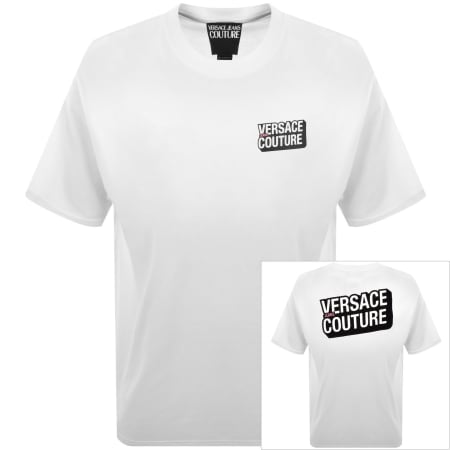Product Image for Versace Jeans Couture Flock T Shirt White