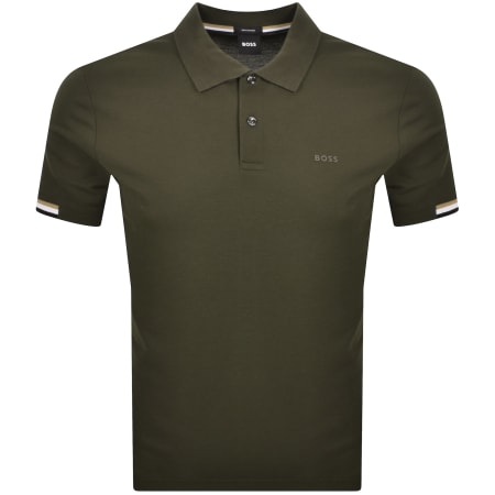 Product Image for BOSS Parlay 147 Mercerised Polo Green