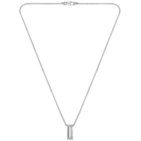 Product Image for BOSS Candor Bar Necklace Silver