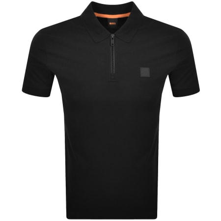 Product Image for BOSS Passerzip Polo T Shirt Black