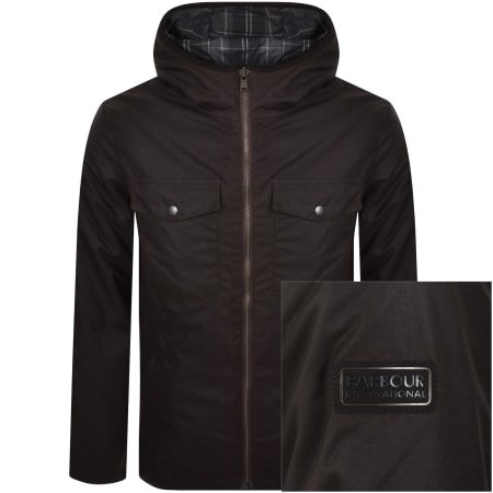 Product Image for Barbour International Blane Wax Overshirt Brown