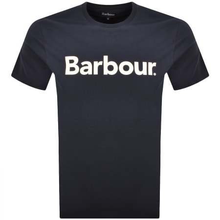 Product Image for Barbour Logo T Shirt Navy