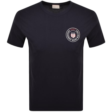 Product Image for Gant Graphic T Shirt Navy