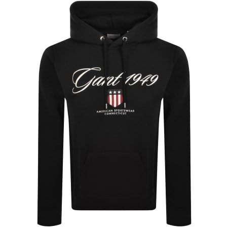 Product Image for Gant Graphic Hoodie Black