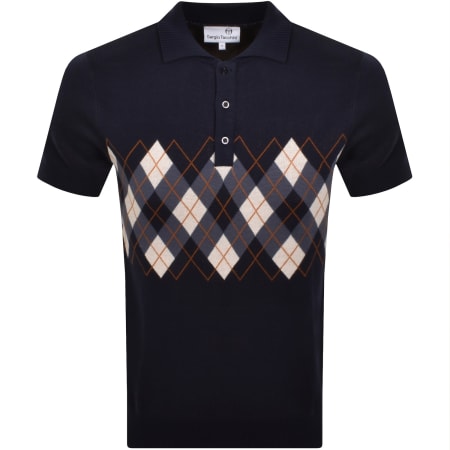 Product Image for Sergio Tacchini Carezza Knit Polo Navy