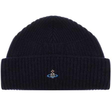 Product Image for Vivienne Westwood Wool Knit Beanie Navy