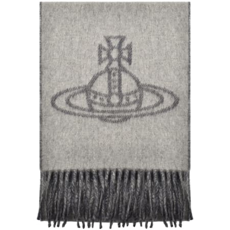 Product Image for Vivienne Westwood Logo Scarf Grey