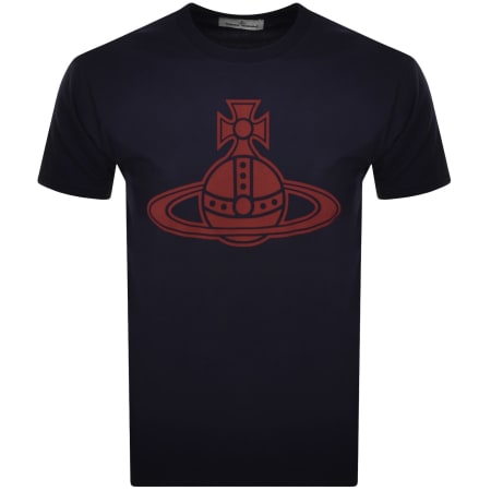 Product Image for Vivienne Westwood Paris Orb Classic T Shirt Navy