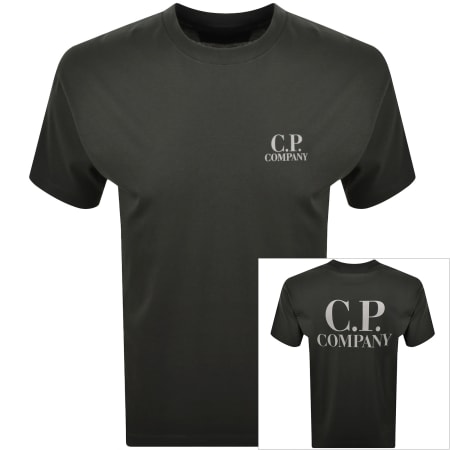 Product Image for CP Company Logo T Shirt Grey