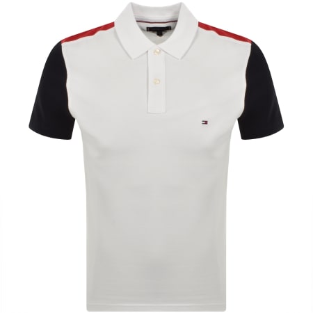 Product Image for Tommy Hilfiger Blocking Polo T Shirt White