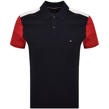 Product Image for Tommy Hilfiger Blocking Polo T Shirt Navy