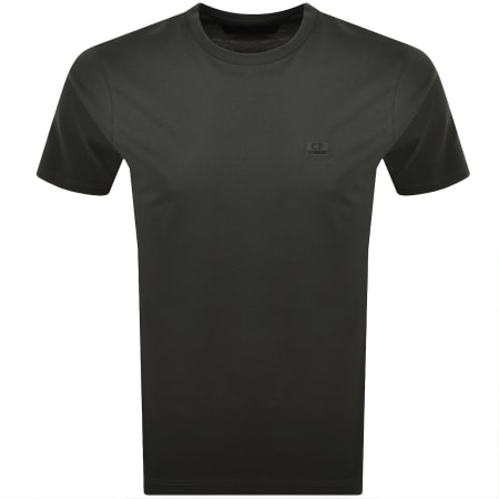 Product Image for CP Company Logo T Shirt Dark Shadow Grey