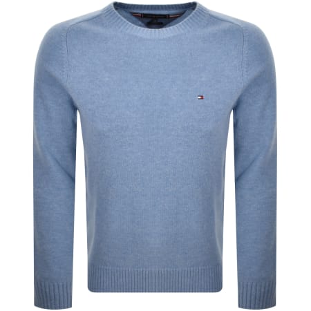 Product Image for Tommy Hilfiger Lambswool Knit Jumper Blue