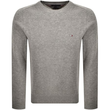 Product Image for Tommy Hilfiger Lambswool Knit Jumper Grey