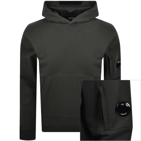 Product Image for CP Company Diagonal Raised Hoodie Grey