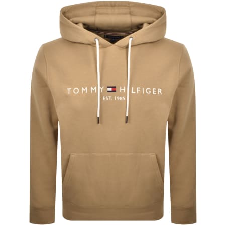 Product Image for Tommy Hilfiger Logo Hoodie Brown