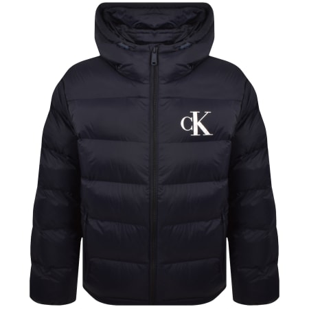 Product Image for Calvin Klein Jeans Logo Puffer Jacket Navy