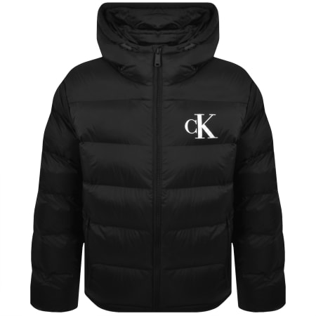 Product Image for Calvin Klein Jeans Logo Puffer Jacket Black