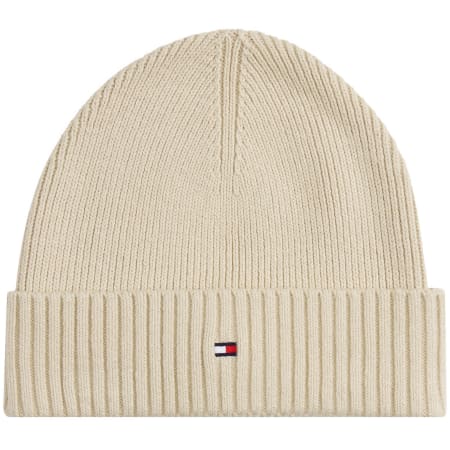 Product Image for Tommy Hilfiger Flag Beanie Hat Beige