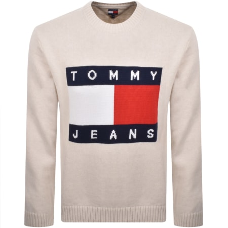 Product Image for Tommy Jeans Knit Jumper Cream
