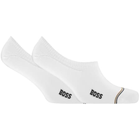 Product Image for BOSS 2 Pack Iconic Socks White