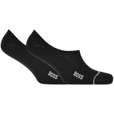 Product Image for BOSS 2 Pack Iconic Socks Black