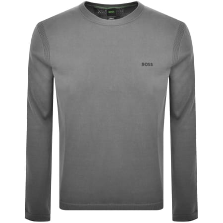 Product Image for BOSS Ever X Crew Neck Jumper Grey