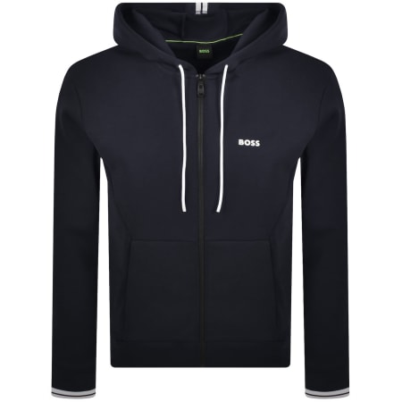 Product Image for BOSS Full Zip Zone Hoodie Navy