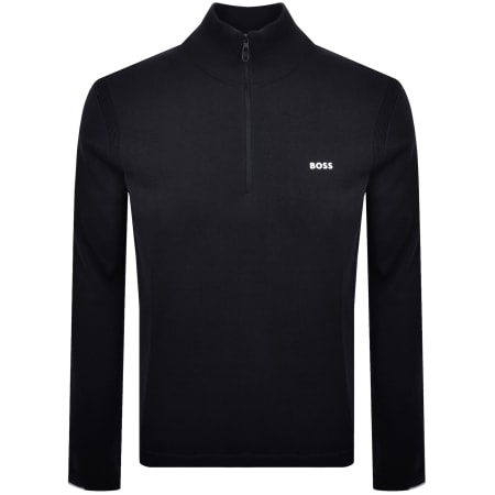 Product Image for BOSS Ever X Quarter Zip Jumper Navy