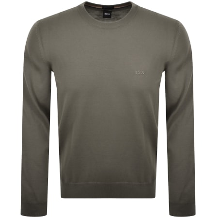 Product Image for BOSS Botto L Knit Jumper Khaki