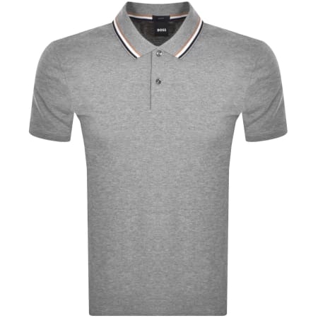 Product Image for BOSS Penrose 38 Polo T Shirt Grey