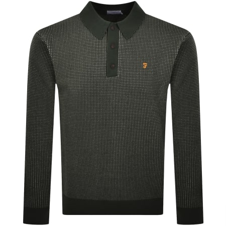 Product Image for Farah Gateacre Knit Polo Shirt Green