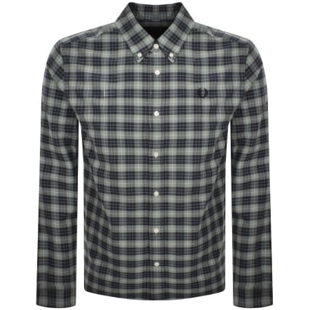 Product Image for Fred Perry Tartan Oxford Shirt Bayleaf Green