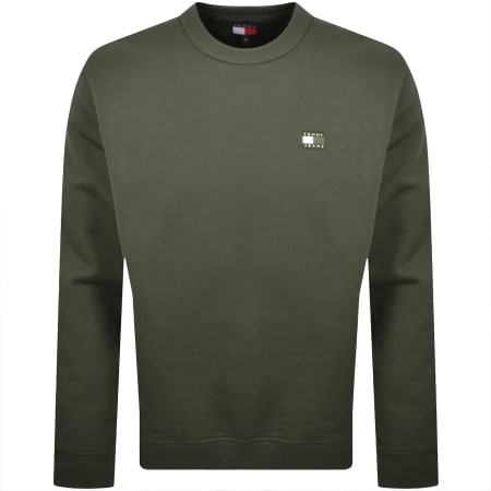 Product Image for Tommy Jeans Logo Sweatshirt Green