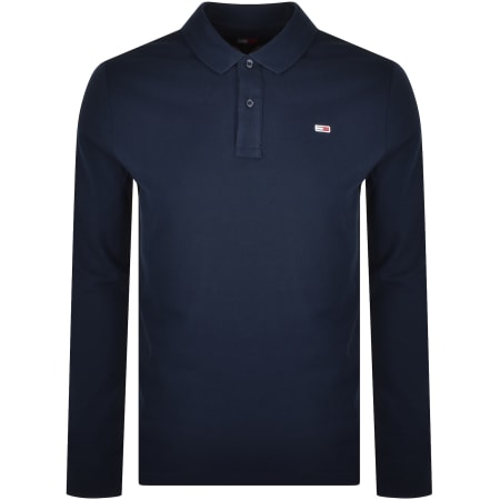 Product Image for Tommy Jeans Slim Fit Polo T Shirt Navy