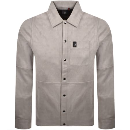 Product Image for Luke 1977 Dylan Faux Suede Shirt Grey