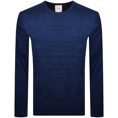 Product Image for Calvin Klein Merino Wool Crew Neck Jumper Blue
