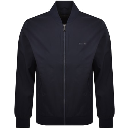 Product Image for Calvin Klein Matte Bomber Jacket Navy