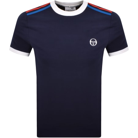 Product Image for Sergio Tacchini Triste T Shirt Maritime Blue