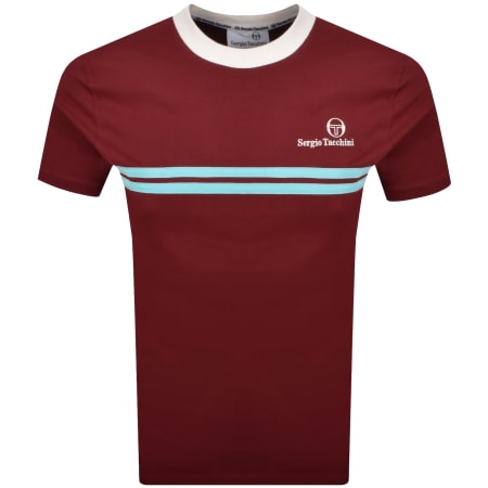 Product Image for Sergio Tacchini New Supermac T Shirt Burgundy